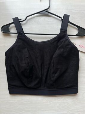 NWT Bravissimo Atlas Sports Bra Black 32HH High Impact